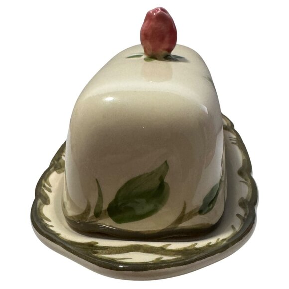 Vintage Franciscan Desert Rose Butter Dish Made In USA - Picture 3 of 11